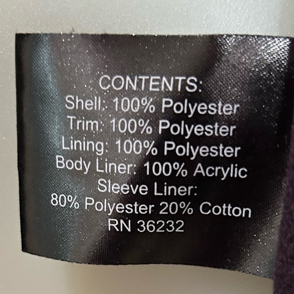 Miss Gallery Women's Deep Purple Utility Jacket Size Large Excellent Condition - Picture 9 of 10